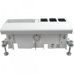 Table Box with One Universal Bracket, White