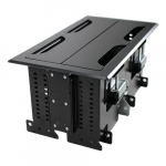 Table Box with Two Universal Brackets, Black Anodized