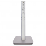 Symphony Pedestal Power and Charging Tower, 30'', White
