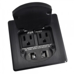 Table Box with 2 Data / 2 AC Outlets-Square