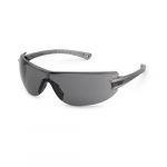 Luminary Silver Temple Gray Lens Safety Glasses