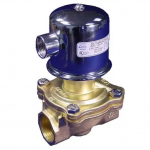 Steel 1-1/2" NPT Normally Open Solenoid Valve