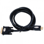 DVI Male to HDMI Male Locking Cable, 6'