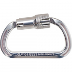 Aluminum Offset D Carabiner with Automatic Lock