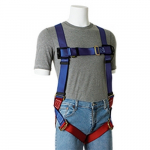 Full Body Harness with Friction Buckles, 2XL Size