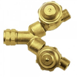 Y Connection Valve, Acetylene, Inlet/Outlet 9/16"