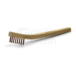 3 x 7 Row 00.06" Phosphor Bronze Bristle Brush