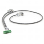 Pluggable Terminal Block to Two DB9 RS232 Cable