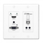 VGA and HDMI Auto-Switching Wall-Plate