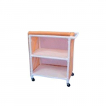 Linen Cart with Cover, 32" X 20" Shelf