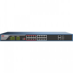 16-Port PoE-Compliant Managed Network Switch