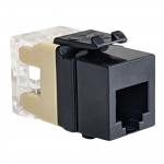 Voice RJ11 Keystone Jack for HD Style Black
