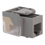Voice Grade Telephone Keystone Jack 6P6C RJ11 Gray