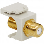 2 GHz F-Type Modular Jack Gold Connector 25 Pack