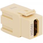 HDMI Modular Coupler in HD Style Almond