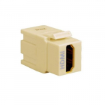 HDMI Modular Coupler in HD Style Ivory