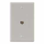 Faceplate with 6P6C Screw Terminals White