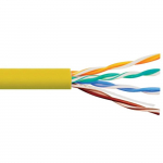 350Mhz CAT5e Bulk Cable with 24 AWG, Yellow