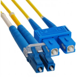 LC-SC Singlemode 9/125 Fiber Optic Patch Cable, 3M
