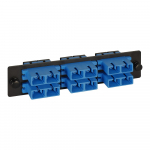 SC-SC Fiber Optic LGX Compatible Adapter Panel Blue