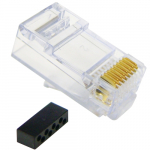 CAT6 Solid Stranded Modular Plug in 100 Pack
