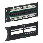 CAT5e Patch Panel UL Listed & PoE++ Front 110 IDC