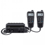 VHF Marine Transceiver w/ Command Microphone Black