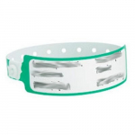 Poly Write-On Bands, Green, 1-1/8" x 11-7/16"