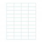 2" x 1" Laser Chart Labels Portrait