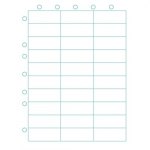 2-1/2" x 1" Laser Chart Labels Portrait