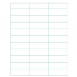 2-5/6" x 1" Laser Chart Labels Portrait
