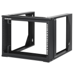 19" Wall Mount 2-Post Open Frame Network Rack 6U
