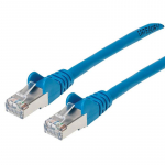 Cat6a S/FTP Patch Cable, 25 ft., Blue