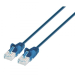 Cat6 UTP Slim Network Patch Cable, 7 ft, Blue