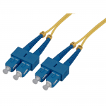 3 m SC to SC UPC Optic Patch Cable 2 mm Yellow
