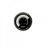 Boost LED Bargraph Gauge in Black Bezel White