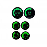 Multi-Gauge LED Digital Bargraph Set, Green