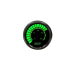 Boost LED Bargraph Gauge in Chrome Bezel Green
