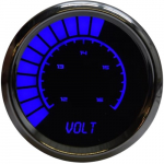 LED Analog Bargraph Voltmeter 12-16 Volt, Blue