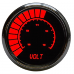 LED Analog Bargraph Voltmeter 12-16 Volt, Red