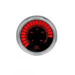 LED Analog Bargraph Oil Pressure Gauge, Red