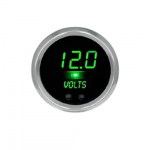 LED Digital Voltmeter, 2-5/8", Chrome Bezel