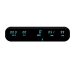 LED Digital Five Gauge Panel Kit (Universal)