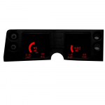 1968 Chevelle LED Digital Gauge Panel, Red