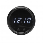 LED Digital Clock 2-1/16" with Push Button White