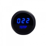 LED Digital Water Temperature Gauge Black Bezel