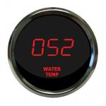 LED Water Temperature Gauge 2-1/16", Red
