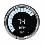 Speedometer/Tachometer Combo in Chrome Trim
