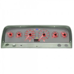 1966-1966 Chevy Truck Analog Gauge Red LEDs