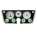 Chevy Truck Analog Gauge Cluster, Green LEDs